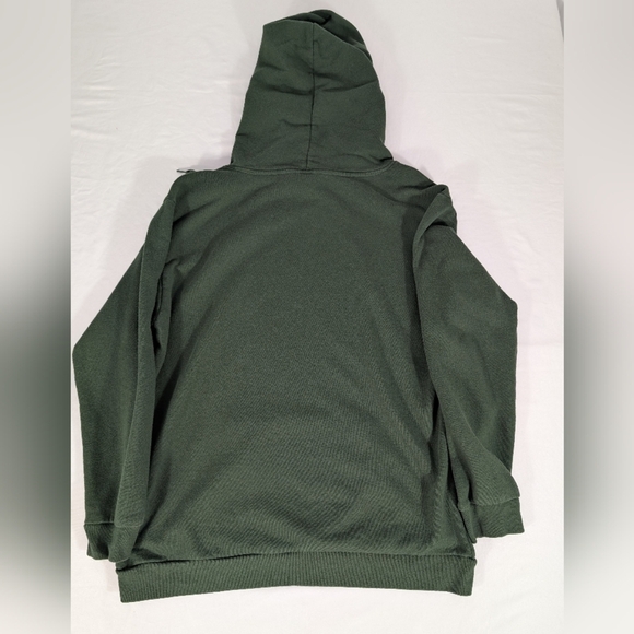 Victoria's Secret PINK Pullover Hoodie with Gold Trimmed Logo Green Size Large - Picture 2 of 7